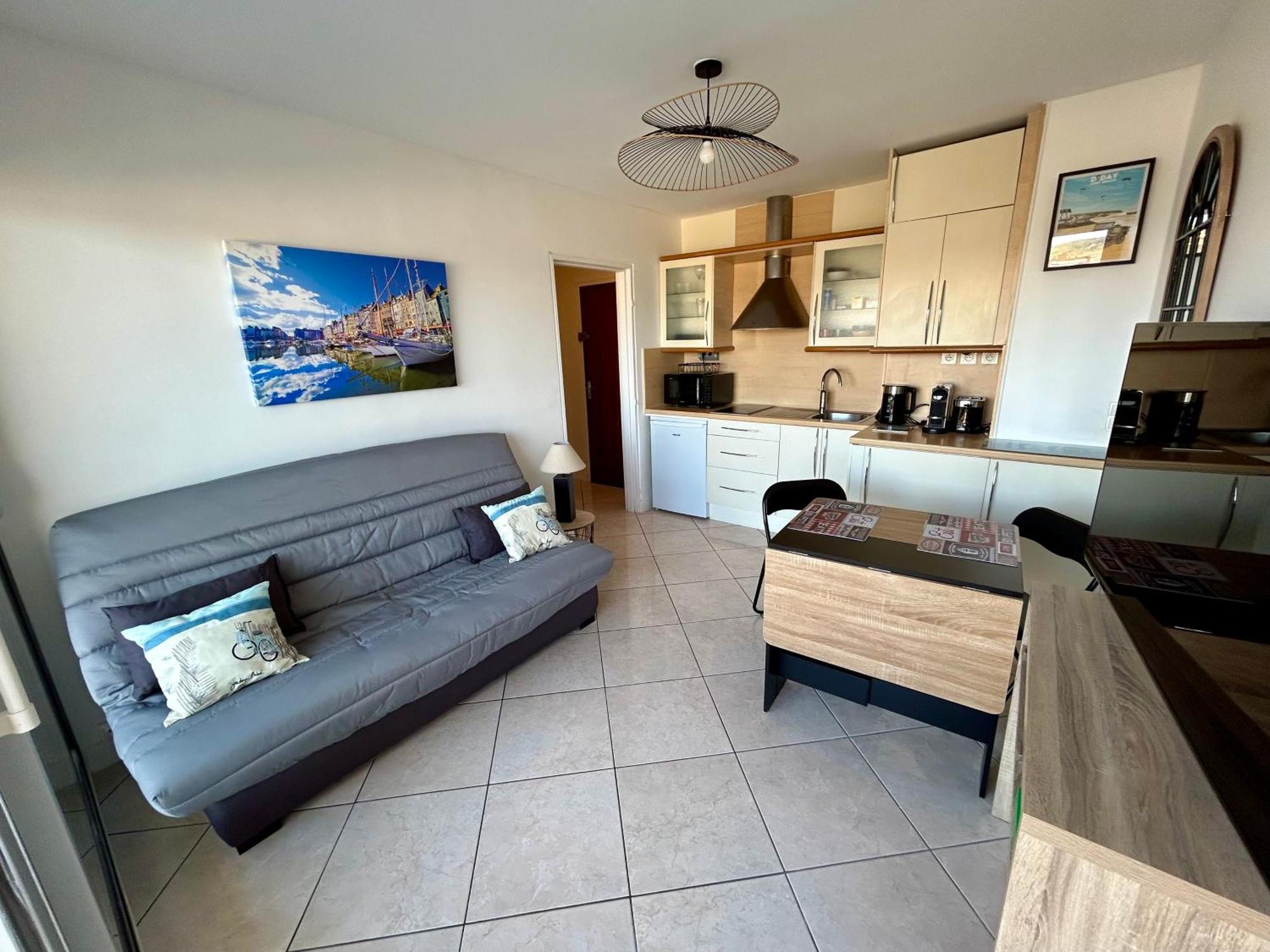 Appartement Vue Mer - 30 M De La Plage - 5 Minutes A Pied Du Centre Ville Et Du Casino ヴィレ・シュル・メール エクステリア 写真