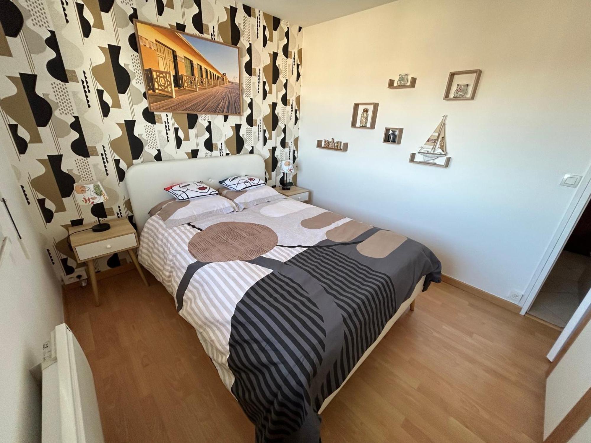 Appartement Vue Mer - 30 M De La Plage - 5 Minutes A Pied Du Centre Ville Et Du Casino ヴィレ・シュル・メール エクステリア 写真